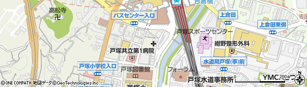 神奈川県横浜市戸塚区戸塚町105周辺の地図