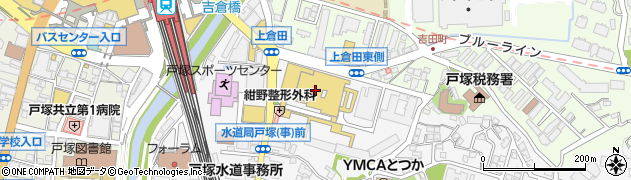 ダイソーアピタ戸塚店周辺の地図