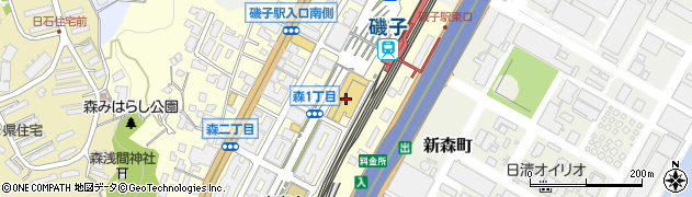 快活CLUB磯子駅前店周辺の地図
