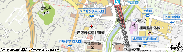 壱角家 戸塚西口店周辺の地図
