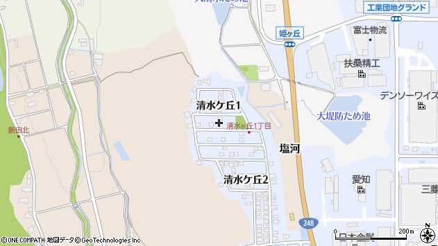 〒509-0248 岐阜県可児市清水ケ丘の地図