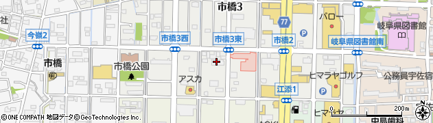 中日本建設コンサルタント株式会社　岐阜事務所周辺の地図