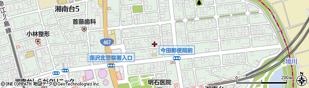 神奈川県藤沢市湘南台6丁目4-22周辺の地図