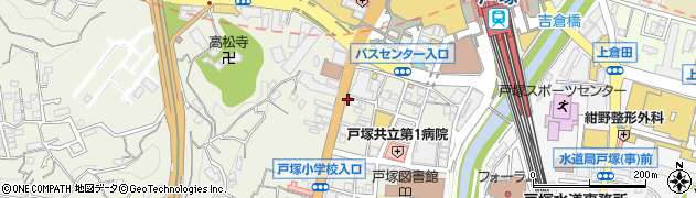 神奈川県横浜市戸塚区戸塚町4014周辺の地図