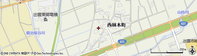 島根県出雲市西林木町804周辺の地図