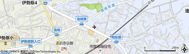 神奈川県伊勢原市池端244周辺の地図