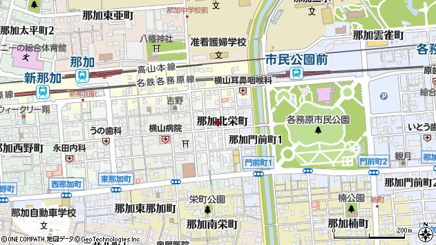 〒504-0963 岐阜県各務原市那加北栄町の地図