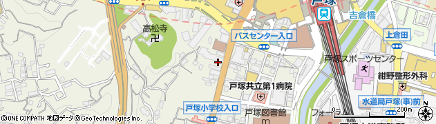 神奈川県横浜市戸塚区戸塚町4107周辺の地図