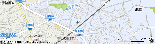 神奈川県伊勢原市池端261周辺の地図
