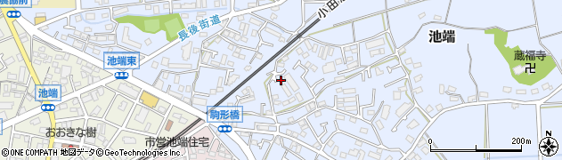 神奈川県伊勢原市池端508周辺の地図