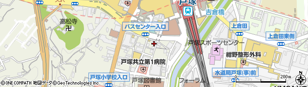 神奈川県横浜市戸塚区戸塚町56周辺の地図