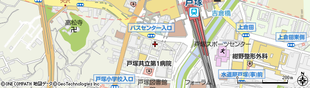 神奈川県横浜市戸塚区戸塚町55周辺の地図