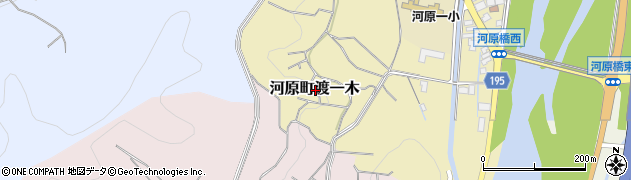 鳥取県鳥取市河原町渡一木周辺の地図