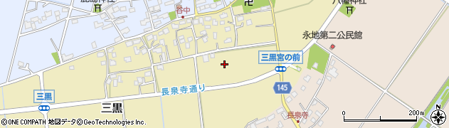 千葉県袖ケ浦市三黒周辺の地図