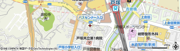 神奈川県横浜市戸塚区戸塚町44周辺の地図
