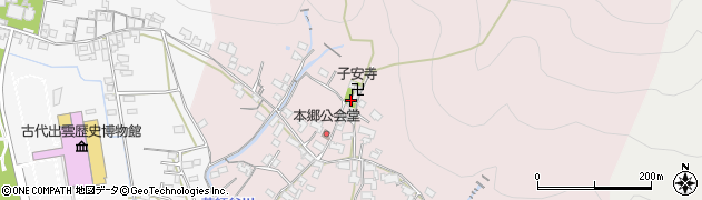 島根県出雲市大社町修理免1375周辺の地図