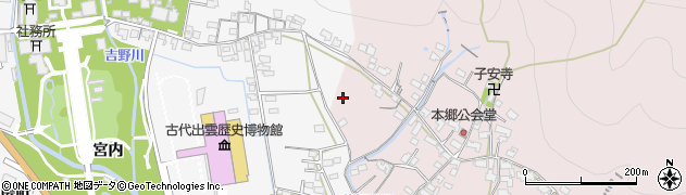 島根県出雲市大社町修理免1576周辺の地図