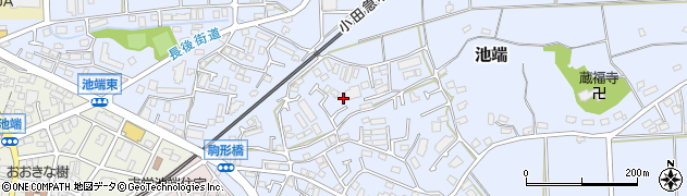 神奈川県伊勢原市池端502周辺の地図