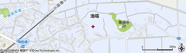 神奈川県伊勢原市池端周辺の地図