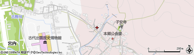島根県出雲市大社町修理免1560周辺の地図