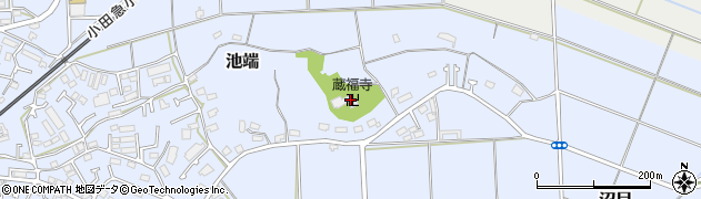 蔵福寺周辺の地図
