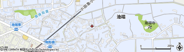 神奈川県伊勢原市池端495周辺の地図