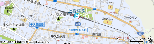 牛久タクシー株式会社周辺の地図