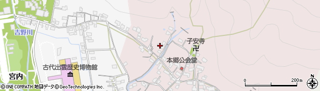 島根県出雲市大社町修理免1559周辺の地図