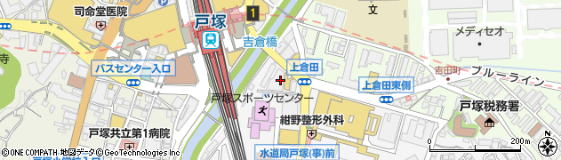 明治安田生命　戸塚営業所周辺の地図