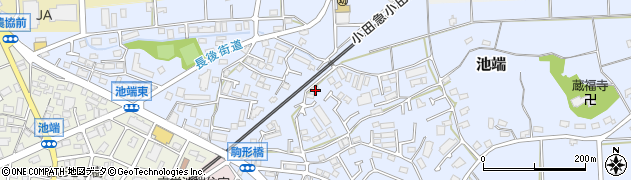 神奈川県伊勢原市池端509周辺の地図