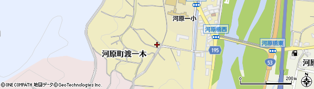 鳥取県鳥取市河原町渡一木165周辺の地図