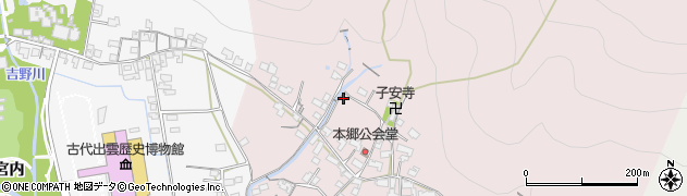 島根県出雲市大社町修理免1520周辺の地図