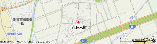 島根県出雲市西林木町190周辺の地図
