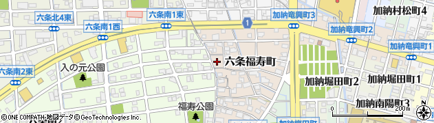 岐阜県岐阜市六条福寿町8周辺の地図