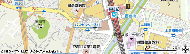 神奈川県横浜市戸塚区戸塚町16-9周辺の地図