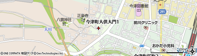 滋賀県高島市今津町大供大門1丁目周辺の地図