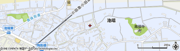 神奈川県伊勢原市池端489周辺の地図