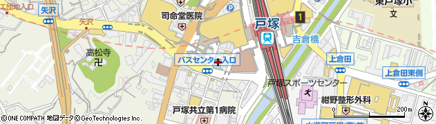 神奈川県横浜市戸塚区戸塚町16-8周辺の地図