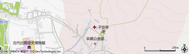 島根県出雲市大社町修理免1522周辺の地図