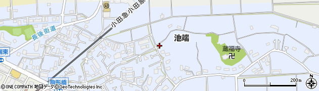 神奈川県伊勢原市池端740周辺の地図