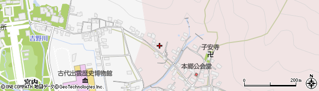 島根県出雲市大社町修理免1563周辺の地図
