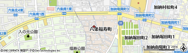 岐阜県岐阜市六条福寿町9周辺の地図