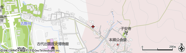 島根県出雲市大社町修理免1567周辺の地図