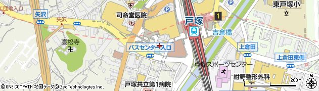 神奈川県横浜市戸塚区戸塚町16-7周辺の地図