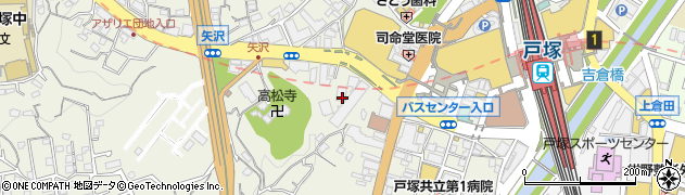神奈川県横浜市戸塚区戸塚町4866周辺の地図