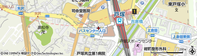 神奈川県横浜市戸塚区戸塚町16-6周辺の地図