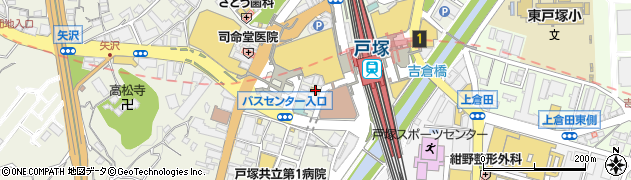 神奈川県横浜市戸塚区戸塚町16-12周辺の地図