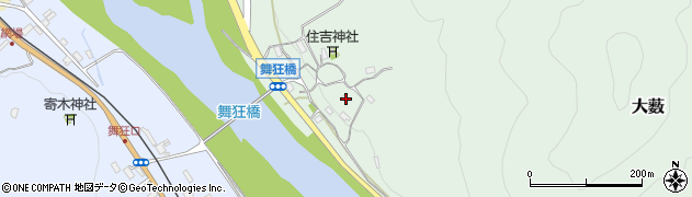 兵庫県養父市八鹿町舞狂324周辺の地図