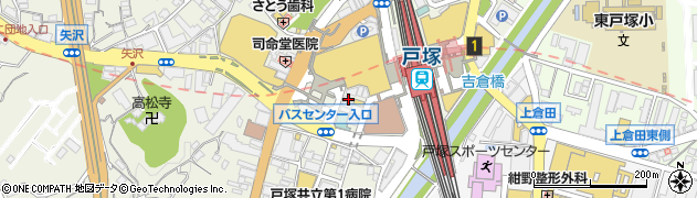 神奈川県横浜市戸塚区戸塚町16-5周辺の地図