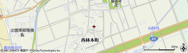 島根県出雲市西林木町111周辺の地図